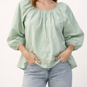 Apiece Apart Light Green Blouse
